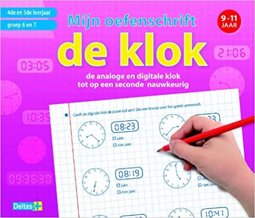 Mijn oefenschrift de klok