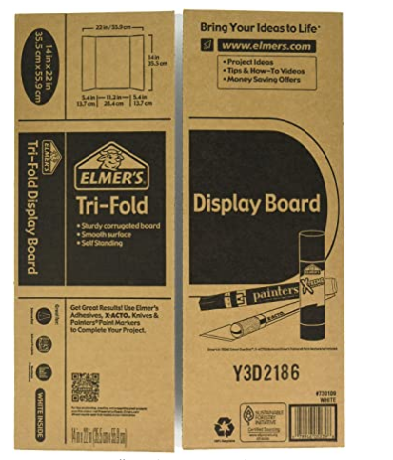 Elemer's Tri- Fold Display Board